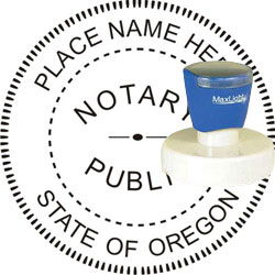 Notary Seal - Pre-Inked Stamp - Oregon NOTARY_SEAL_OREGON_PRE-INKED_STAMP
