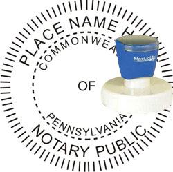 Notary Seal - Pre-Inked Stamp - Pennsylvania NOTARY_SEAL_PENNSYLVANIA_PRE-INKED_STAMP