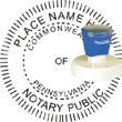 Notary Seal - Pre-Inked Stamp - Pennsylvania NOTARY_SEAL_PENNSYLVANIA_PRE-INKED_STAMP