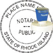 Notary Seal - Pre-Inked Stamp - Rhode Island NOTARY_SEAL_RHODE_ISLAND_PRE-INKED_STAMP