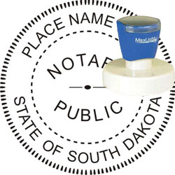 Notary Seal - Pre-Inked Stamp - South Dakota NOTARY_SEAL_SOUTH_DAKOTA_PRE-INKED_STAMP