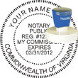 Notary Seal - Pre-Inked Stamp - Virginia NOTARY_SEAL_VIRGINIA_PRE-INKED_STAMP