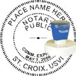 Notary Seal - Pre-Inked Stamp - Virgin Islands NOTARY_SEAL_VIRGIN_ISLANDS_PRE-INKED_STAMP