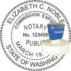 Notary Seal - Pre-Inked Stamp - Washington NOTARY_SEAL_WASHINGTON_PRE-INKED_STAMP