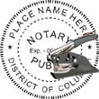 Notary Seal - Pocket Style - Dist of Columbia NOTARY_SEAL_DISTRICT_OF_COLUMBIA_POCKET
