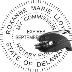 Notary Seal - Pocket Style - Delaware NOTARY_SEAL_DELAWARE_POCKET