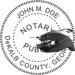 Notary Seal - Pocket Style - Georgia NOTARY_SEAL_GEORGIA_POCKET