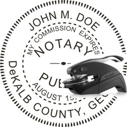 Notary Seal - Pocket Style - Georgia NOTARY_SEAL_GEORGIA_POCKET
