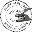 Notary Seal - Pocket Style - Illinois NOTARY_SEAL_ILLINOIS_POCKET