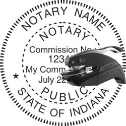 Notary Seal - Pocket Style - Indiana NOTARY_SEAL_INDIANA_POCKET
