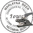 Notary Seal - Pocket Style - Iowa NOTARY_SEAL_IOWA_POCKET