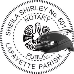 Notary Seal - Pocket Style - Louisiana NOTARY_SEAL_LOUISIANA_POCKET
