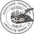 Notary Seal - Pocket Style - Louisiana NOTARY_SEAL_LOUISIANA_POCKET