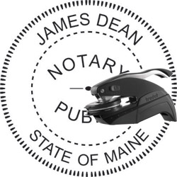 Notary Seal - Pocket Style - Maine NOTARY_SEAL_MAINE_POCKET