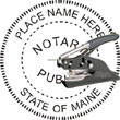 Notary Seal - Pocket Style - Maine NOTARY_SEAL_MAINE_POCKET