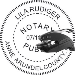 Notary Seal - Pocket Style - Maryland NOTARY_SEAL_MARYLAND_POCKET