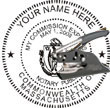 Notary Seal - Pocket Style - Massachusetts NOTARY_SEAL_MASSACHUSETTS_POCKET