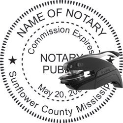 Notary Seal - Pocket Style - Mississippi NOTARY_SEAL_MISSISSIPPI_POCKET