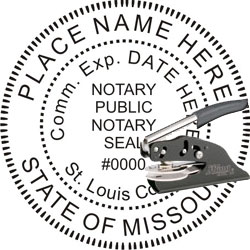 Notary Seal - Pocket Style - Missouri NOTARY_SEAL_MISSOURI_POCKET