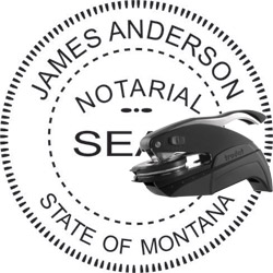 Notary Seal - Pocket Style - Montana NOTARY_SEAL_MONTANA_POCKET