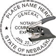 Notary Seal - Pocket Style - Nebraska NOTARY_SEAL_NEBRASKA_POCKET