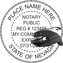 Notary Seal - Pocket Style - Nevada NOTARY_SEAL_NEVADA_POCKET