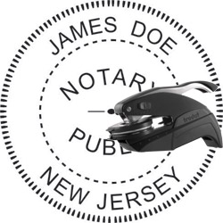 Notary Seal - Pocket Style - New Jersey NOTARY_SEAL_NEW_JERSEY_POCKET