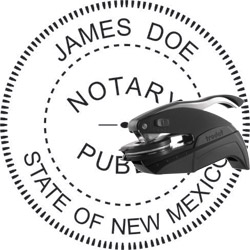 Notary Seal - Pocket Style - New Mexico NOTARY_SEAL_NEW_MEXICO_POCKET