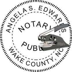 Notary Seal - Pocket Style - North Carolina NOTARY_SEAL_NORTH_CAROLINA_POCKET