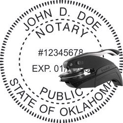 Notary Seal - Pocket Style - Oklahoma NOTARY_SEAL_OKLAHOMA_POCKET