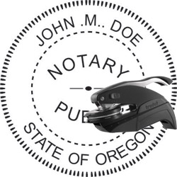 Notary Seal - Pocket Style - Oregon NOTARY_SEAL_OREGON_POCKET