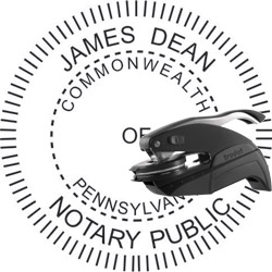 Notary Seal - Pocket Style - Pennsylvania NOTARY_SEAL_PENNSYLVANIA_POCKET