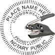 Notary Seal - Pocket Style - Pennsylvania NOTARY_SEAL_PENNSYLVANIA_POCKET
