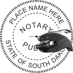 Notary Seal - Pocket Style - South Dakota NOTARY_SEAL_SOUTH_DAKOTA_POCKET