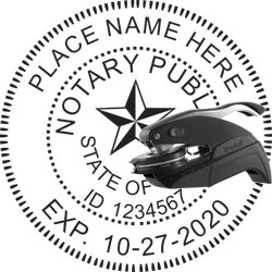 Notary Seal - Pocket Style - Texas NOTARY_SEAL_TEXAS_POCKET