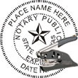Notary Seal - Pocket Style - Texas NOTARY_SEAL_TEXAS_POCKET
