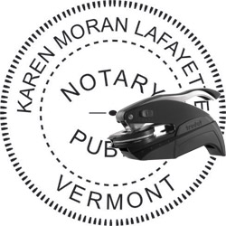 Notary Seal - Pocket Style - Vermont NOTARY_SEAL_VERMONT_POCKET