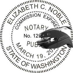 Notary Seal - Pocket Style - Washington NOTARY_SEAL_WASHINGTON_POCKET