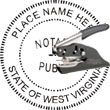 Notary Seal - Pocket Style - West Virginia NOTARY_SEAL_WEST_VIRGINIA_POCKET
