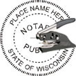 Notary Seal - Pocket Style - Wisconsin NOTARY_SEAL_WISCONSIN_POCKET