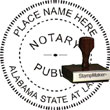 Notary Seal - Wood Stamp - Alabama NOTARY_SEAL_ALABAMA_WOOD_STAMP