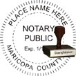 Notary Seal - Wood Stamp - Arizona NOTARY_SEAL_ARIZONA_WOOD_STAMP