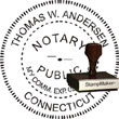 Notary Seal - Wood Stamp - Connecticut NOTARY_SEAL_CONNECTICUT_WOOD_STAMP