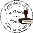 Notary Seal - Wood Stamp - Illinois NOTARY_SEAL_ILLINOIS_WOOD_STAMP