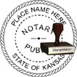 Notary Seal - Wood Stamp - Kansas NOTARY_SEAL_KANSAS_WOOD_STAMP
