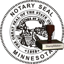 Notary Seal - Wood Stamp - Minnesota NOTARY_SEAL_MINNESOTA_WOOD_STAMP