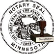 Notary Seal - Wood Stamp - Minnesota NOTARY_SEAL_MINNESOTA_WOOD_STAMP