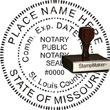 Notary Seal - Wood Stamp - Missouri NOTARY_SEAL_MISSOURI_WOOD_STAMP