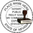 Notary Seal - Wood Stamp - Nevada NOTARY_SEAL_NEVADA_WOOD_STAMP