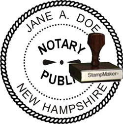 Notary Seal - Wood Stamp - New Hampshire NOTARY_SEAL_NEW_HAMPSHIRE_WOOD_STAMP